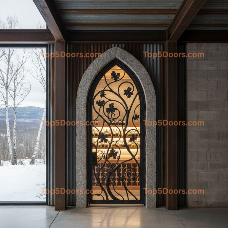 New Hampshire wine cellar door industrial Door
