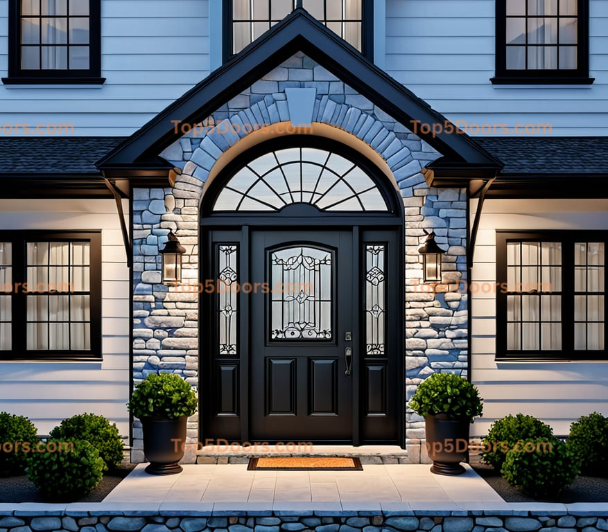 New Hampshire wrought iron french door cape cod Door