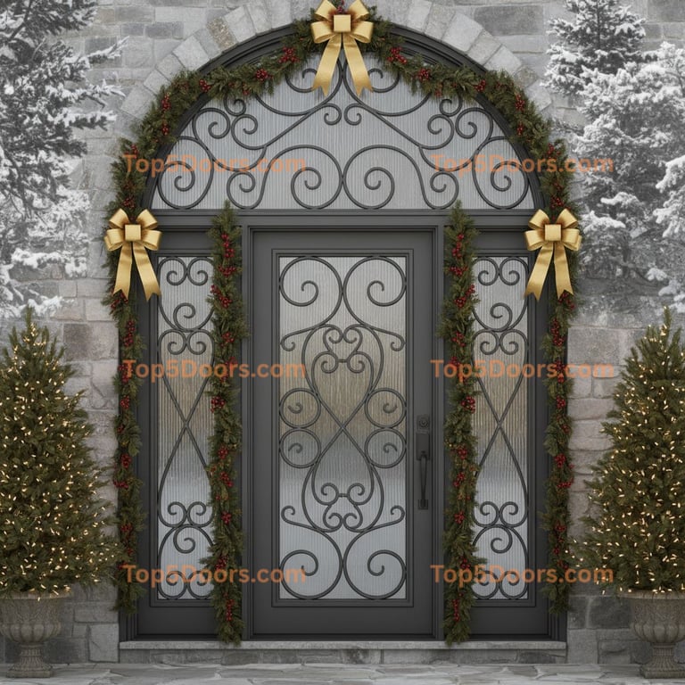 New Hampshire wrought iron single french provincial Doo