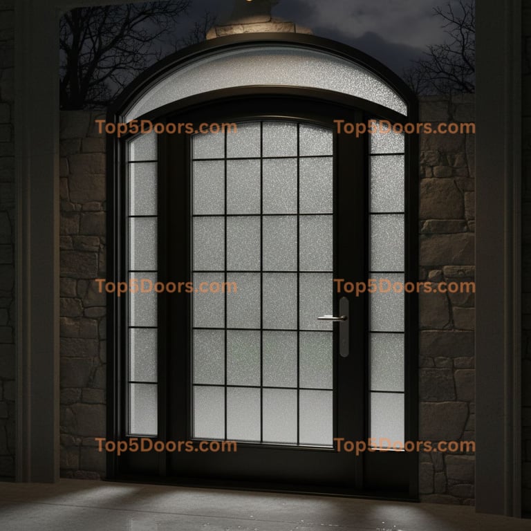 New Hampshire wrought iron single victorian Door