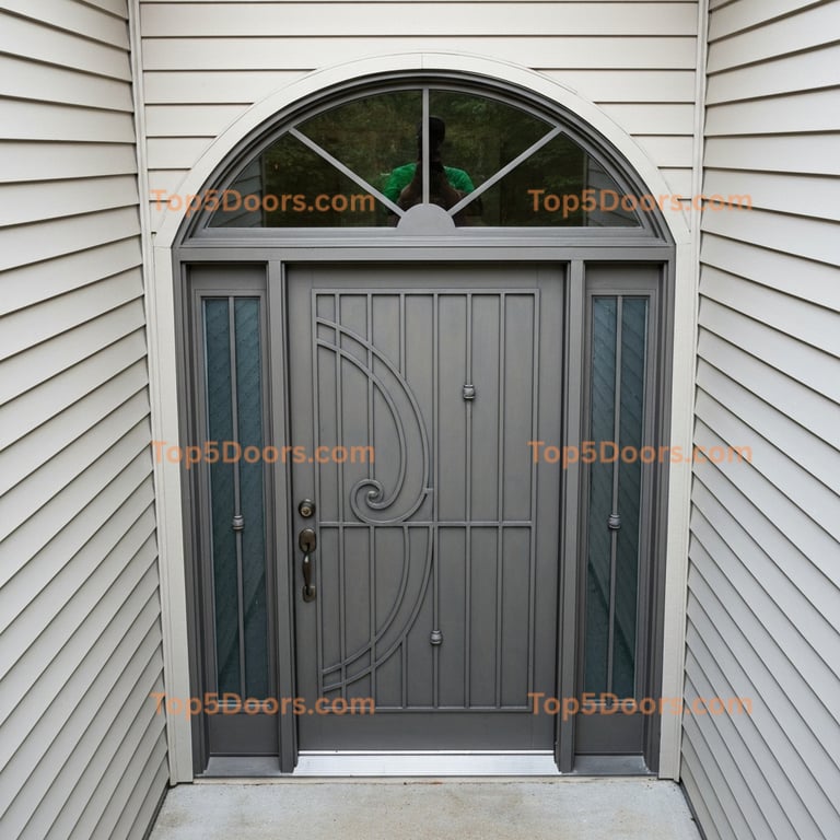 New Hampshire wrought iron steel frame mid-century mode