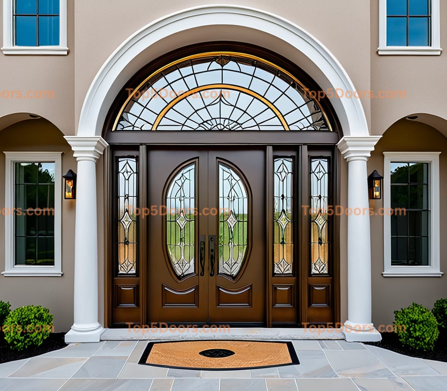 New Jersey arched single modern Door