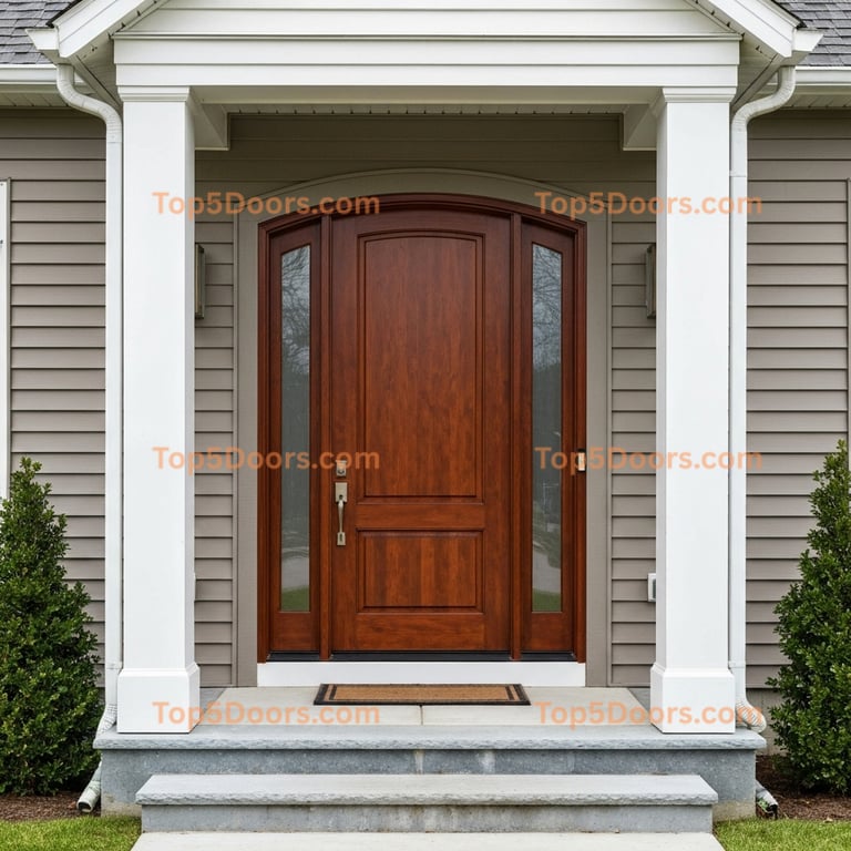 New Jersey arched single modern Door
