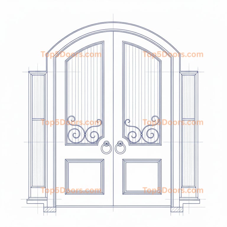New Jersey double southwestern Door