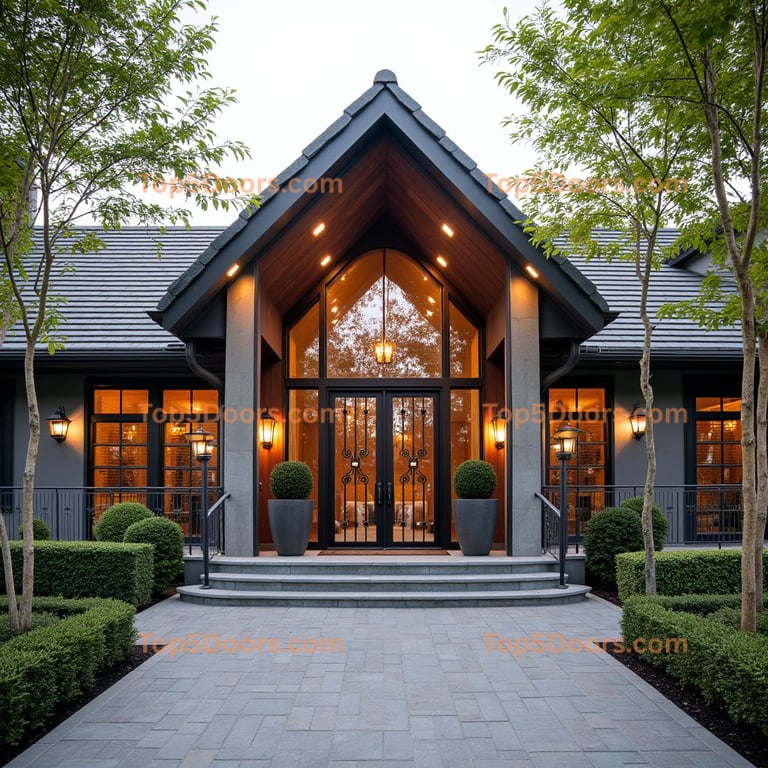 New Jersey wine cellar door korean modern Door