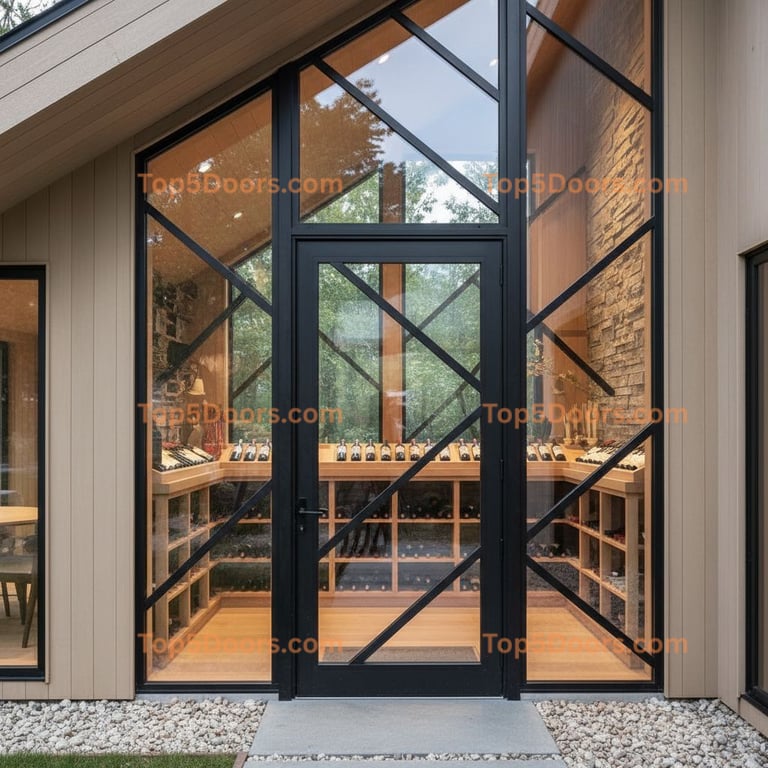New Jersey wine cellar door scandinavian Door