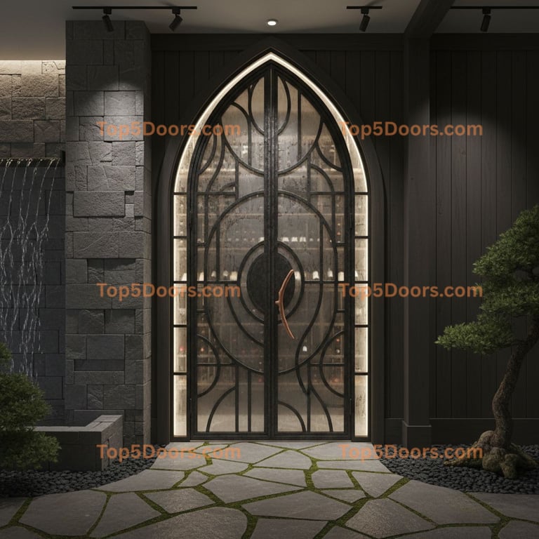 New Jersey wine cellar door japanese zen Door