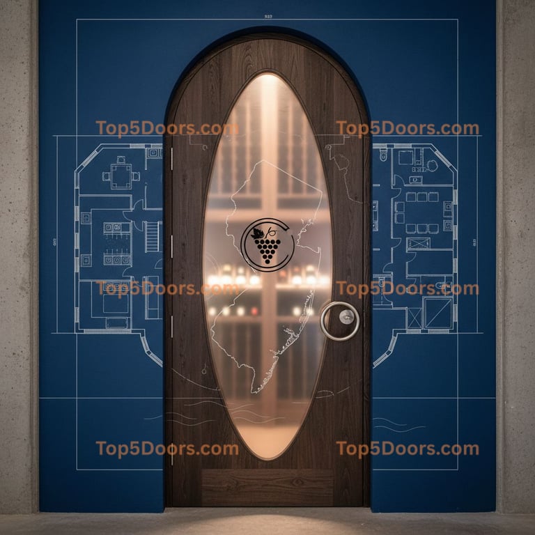 New Jersey wine cellar door modern Door