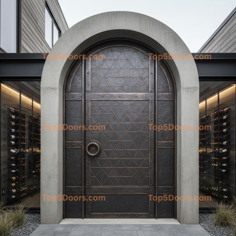 New Jersey wine cellar door industrial Door