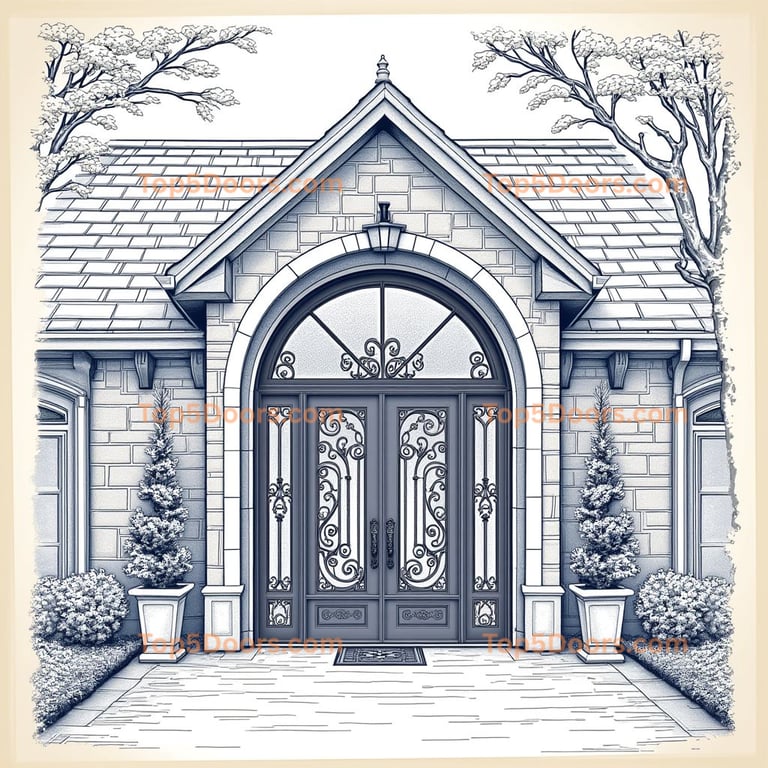 New Jersey wine cellar door scandinavian Door