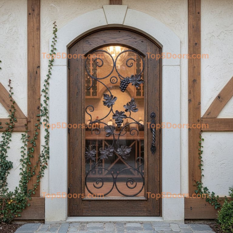 New Jersey wine cellar door french provincial Door