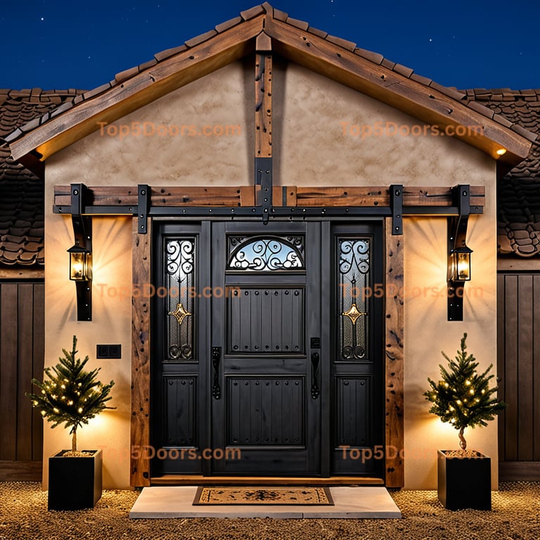 New Mexico barn door modern farmhouse Door
