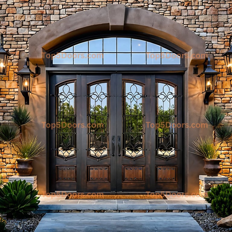 New Mexico closet bifold door mountain lodge Door