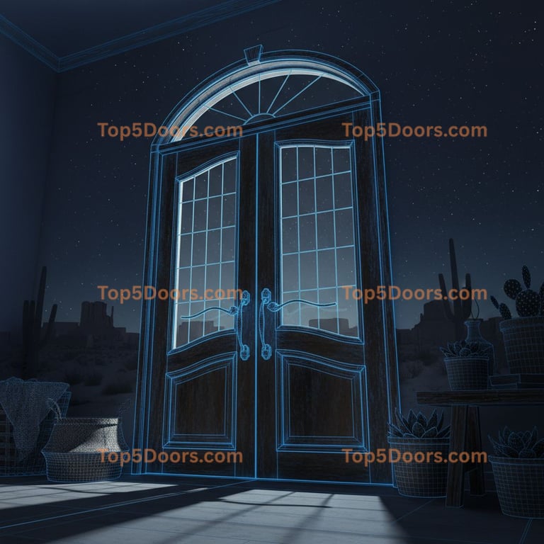 New Mexico closet bifold door georgian Door