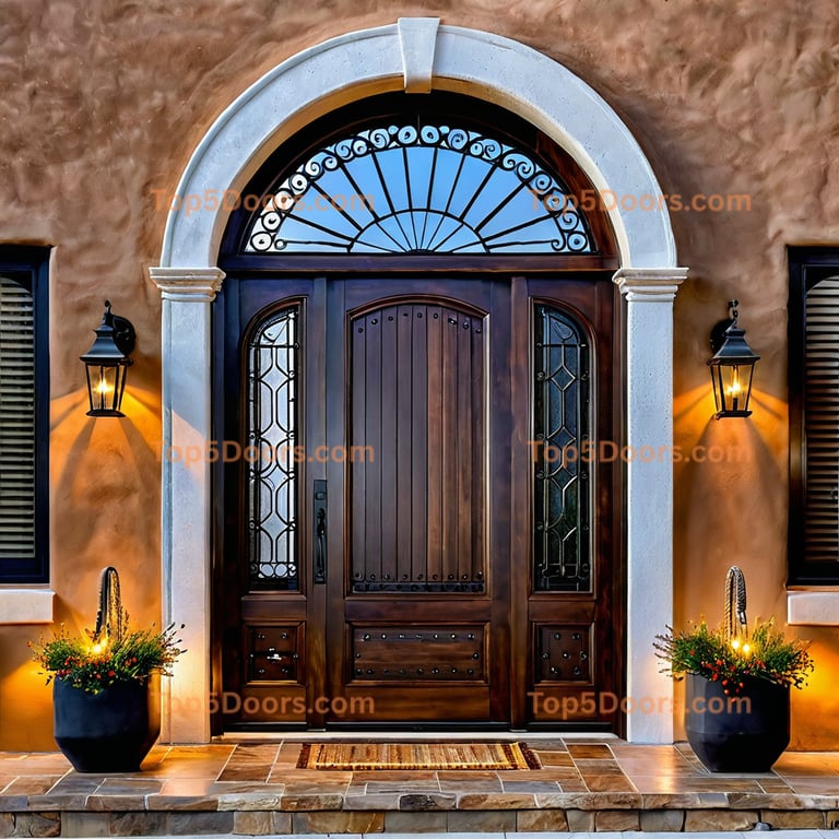 New Mexico exterior door mediterranean Door