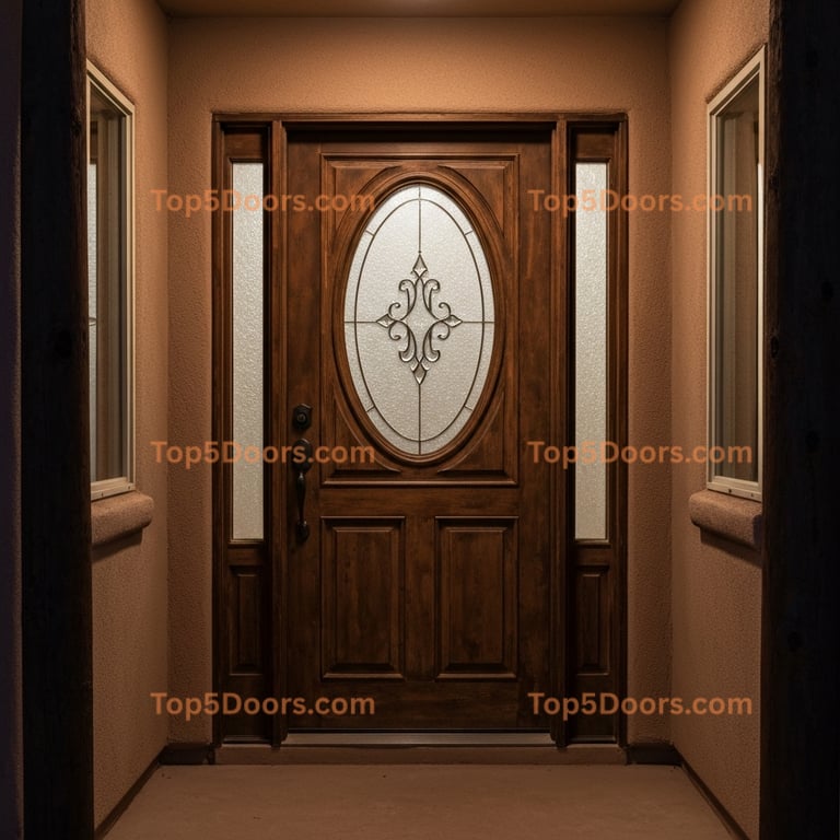 New Mexico office door victorian Door