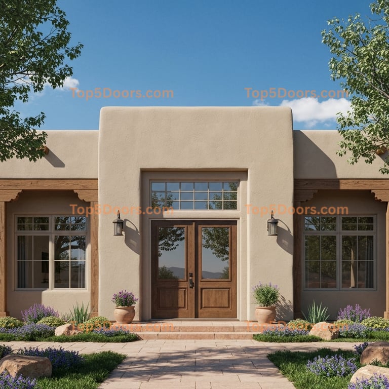 New Mexico patio sliding door spanish colonial Door