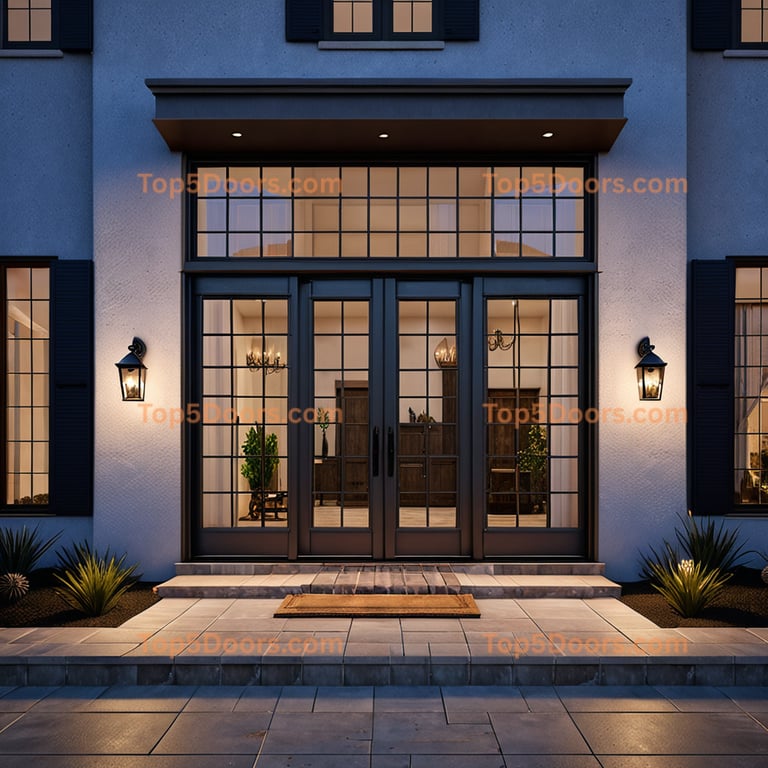 New Mexico patio sliding door french country Door