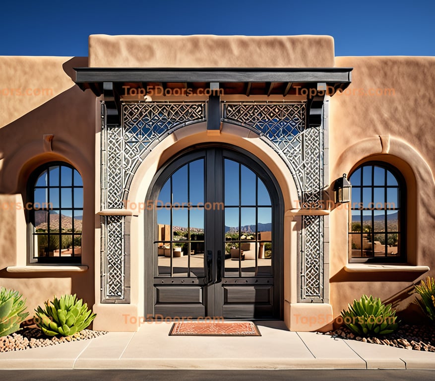 New Mexico pivot spanish colonial Door