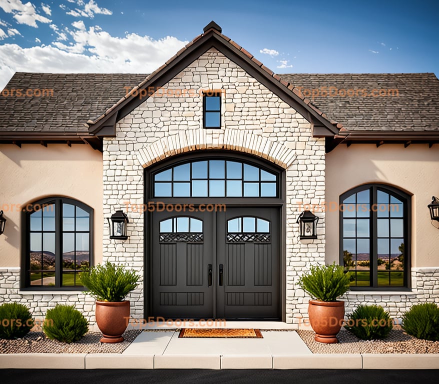 New Mexico single cape cod Door