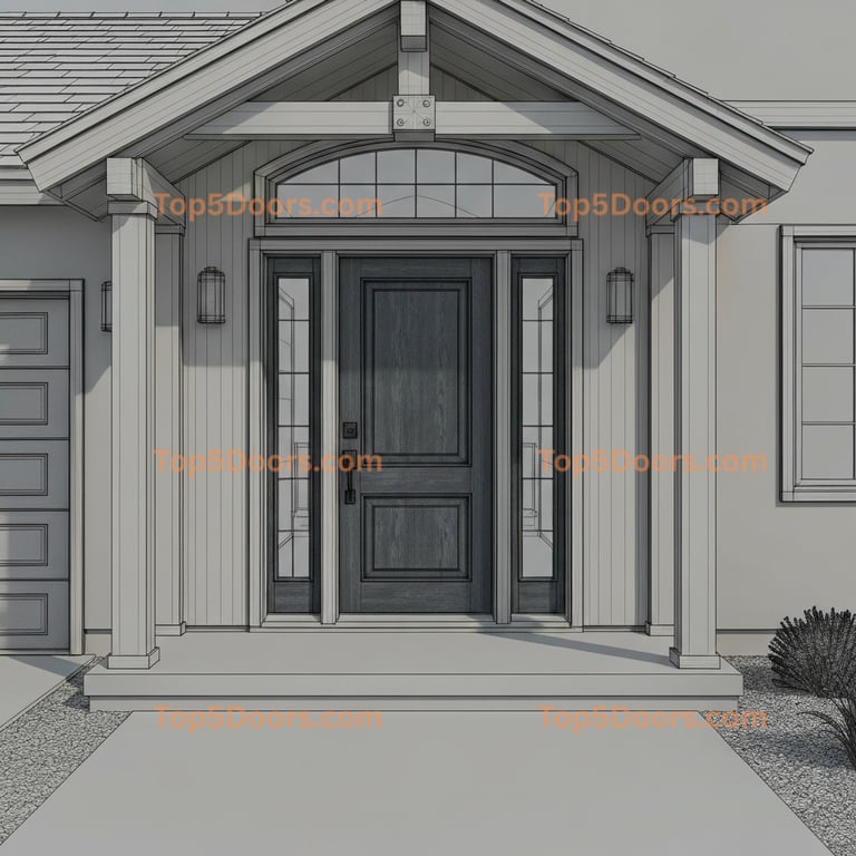 New Mexico single industrial Door