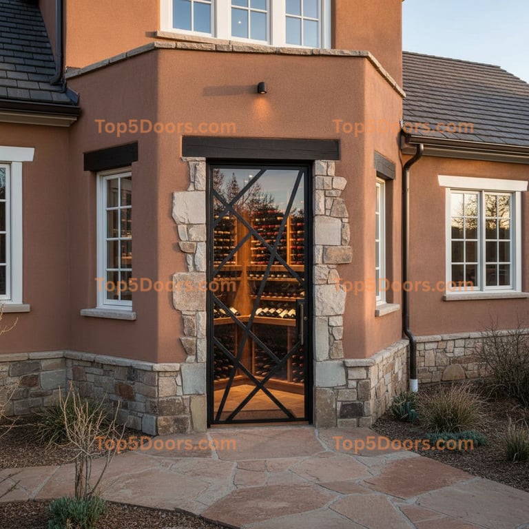 New Mexico wine cellar door georgian Door