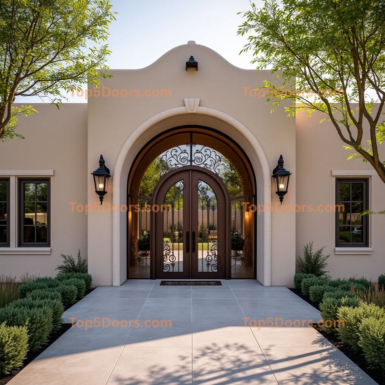 New Mexico wine cellar door modern farmhouse Door