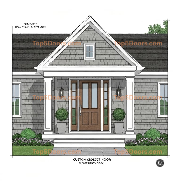 New York closet french door craftsman Door