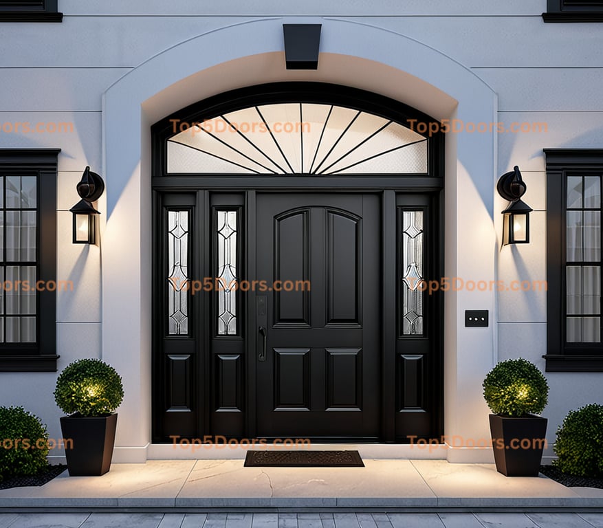 New York double minimalist Door