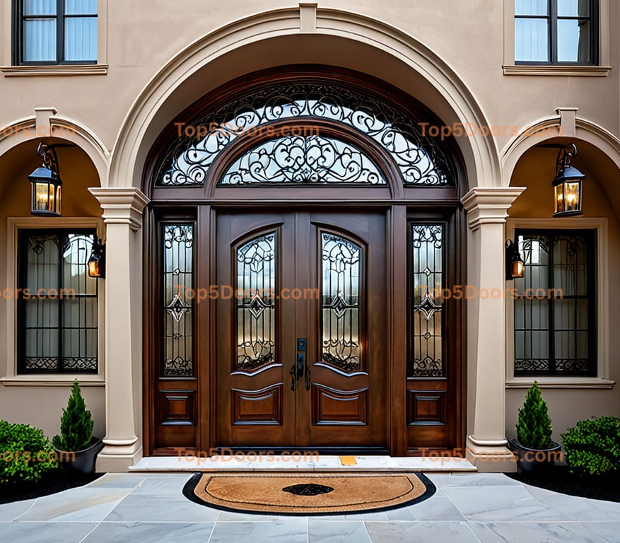 New York double victorian Door