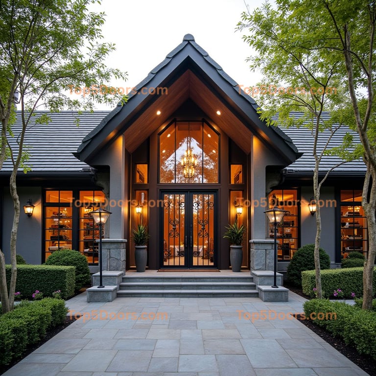 New York wine cellar door korean modern Door