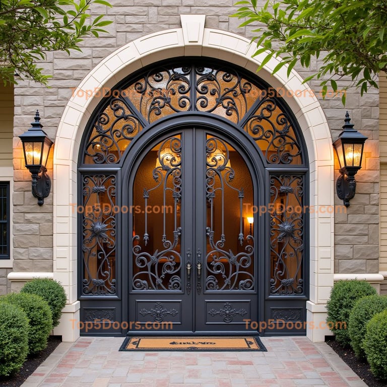 New York wine cellar door french country Door