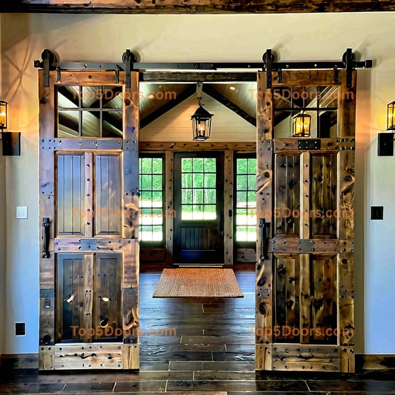 North Carolina closet bifold door mountain lodge Door