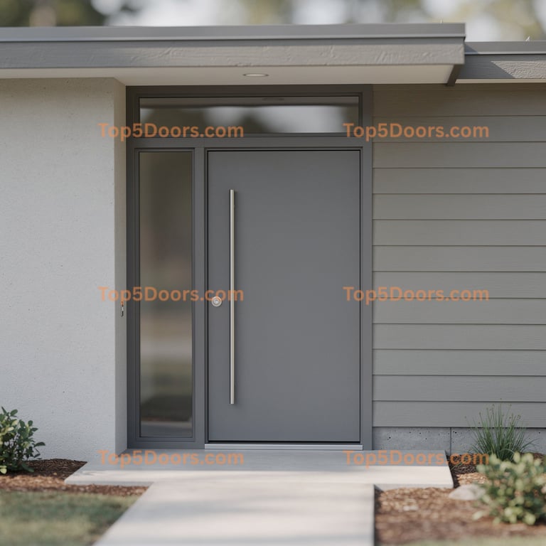 North Carolina closet french door mid-century modern Do