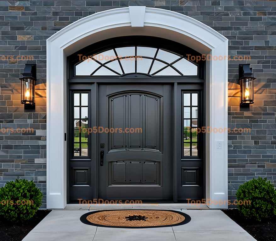 North Carolina glass paneled industrial Door