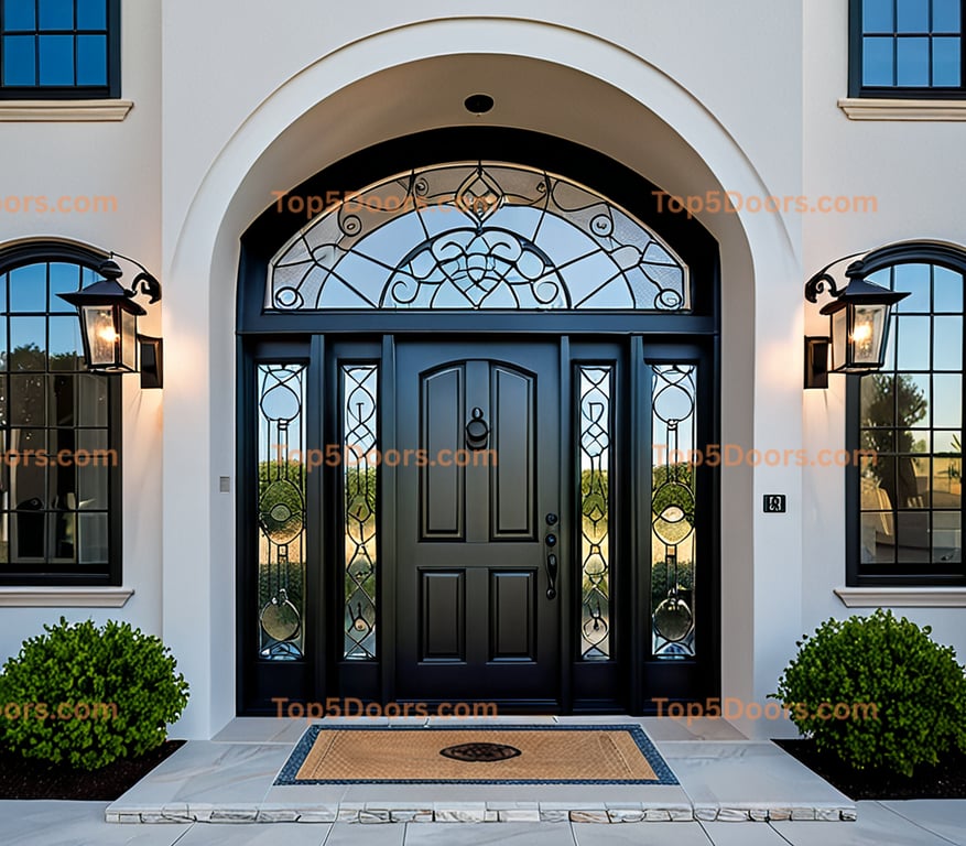 North Carolina pivot mediterranean Door