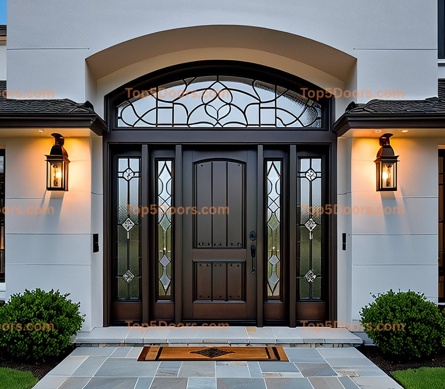 North Carolina single korean modern Door