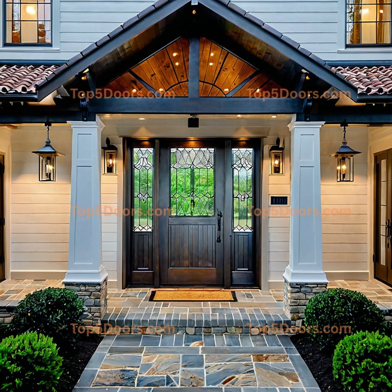 North Carolina single craftsman Door