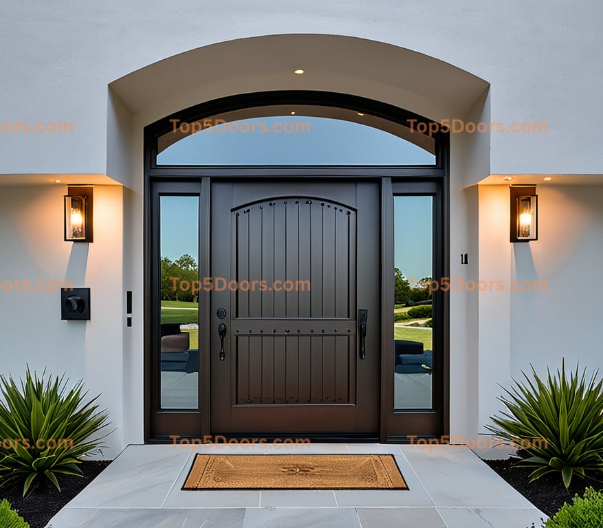 North Carolina single mid-century modern Door
