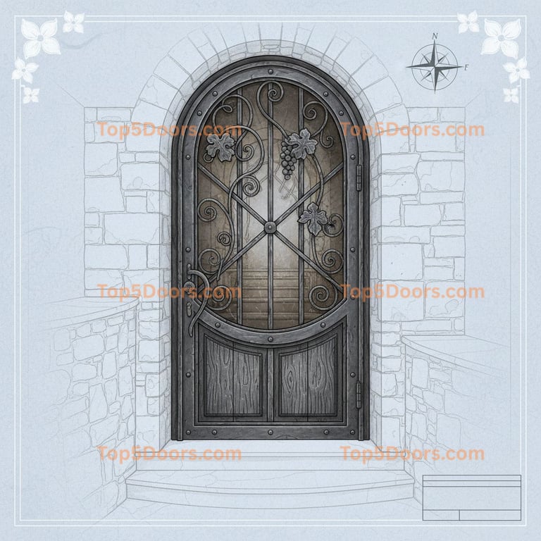 North Carolina wine cellar door craftsman Door