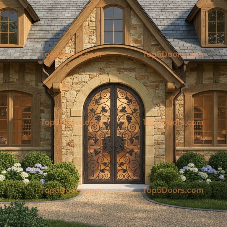 North Carolina wine cellar door french provincial Door