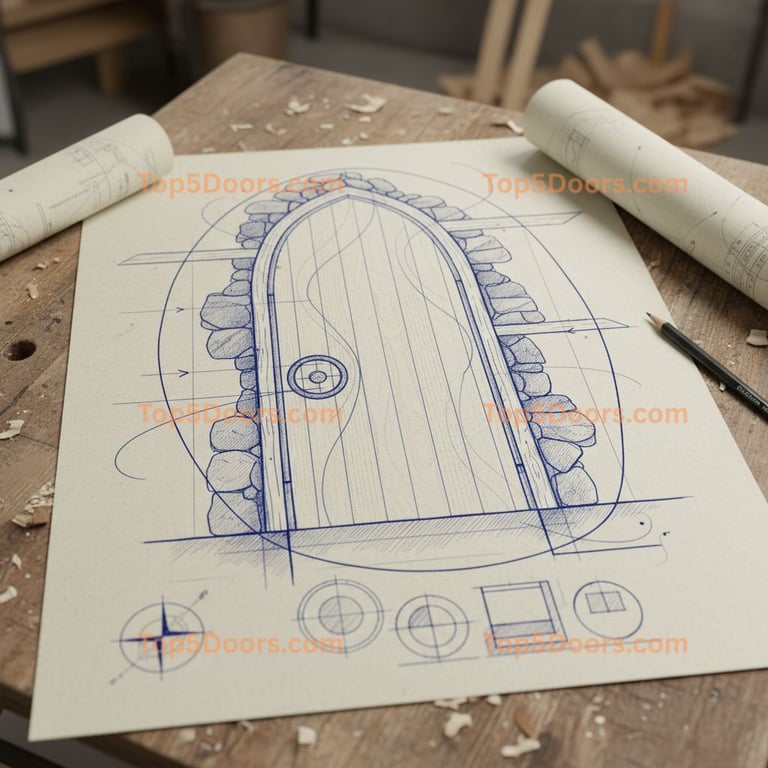 North Carolina wine cellar door scandinavian Door