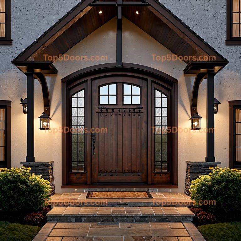 North Carolina wrought iron arched double craftsman Doo