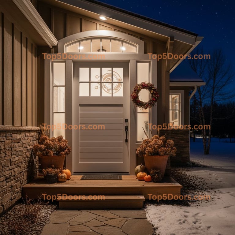 North Dakota barn door craftsman Door