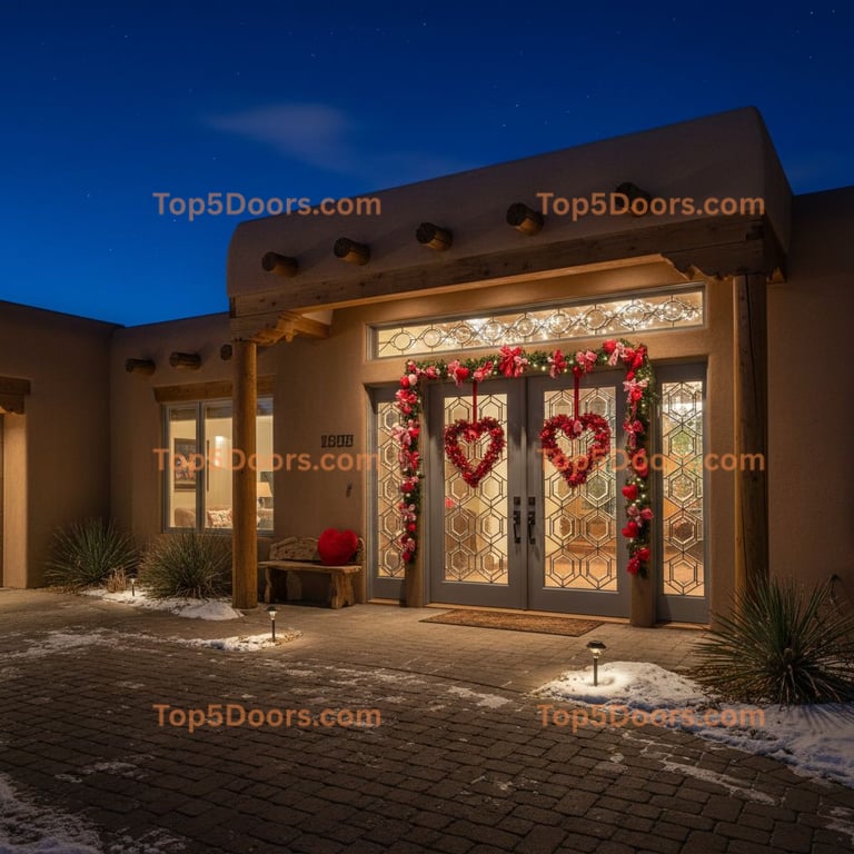 North Dakota double southwestern Door