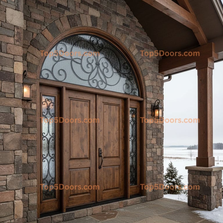 North Dakota exterior door french provincial Door