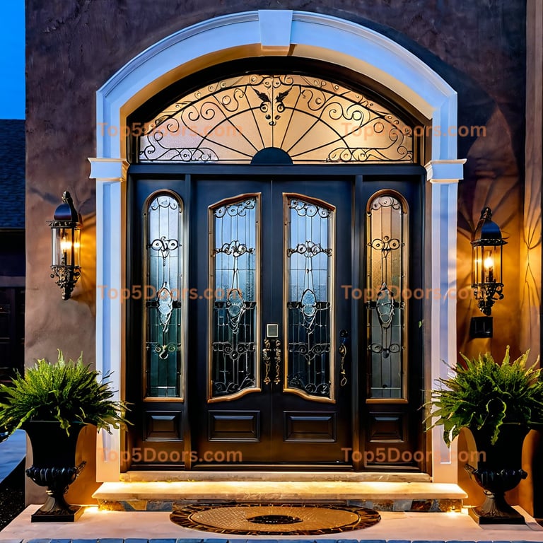 North Dakota french door coastal Door