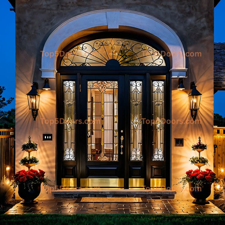 North Dakota french door coastal Door