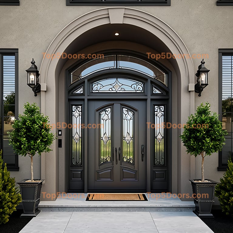 North Dakota french door traditional american Door