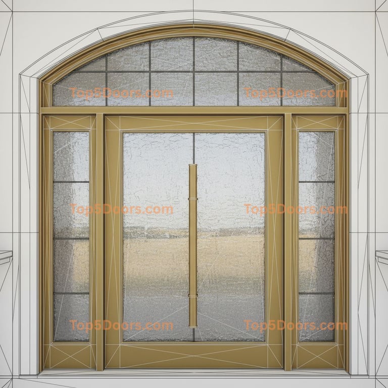 North Dakota front entry door tuscan Door